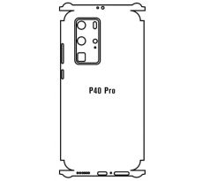 Hydrogel - zadná ochranná fólia - Huawei P40 Pro  - typ výrezu 2
