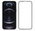 5D Hybrid ochranné sklo iPhone 12/12 Pro s vystúpenými okrajmi - čierne 