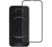 5D Hybrid ochranné sklo iPhone 12 mini s vystúpenými okrajmi - čierne
