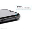 5D Hybrid ochranné sklo iPhone X/XS s vystúpenými okrajmi - čierne