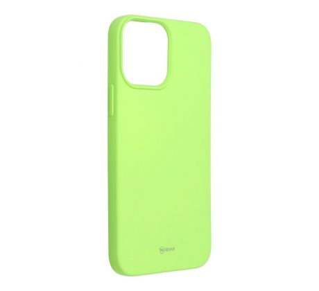 Roar Colorful Jelly Case -  iPhone 13 Pro Max žltý limetkový
