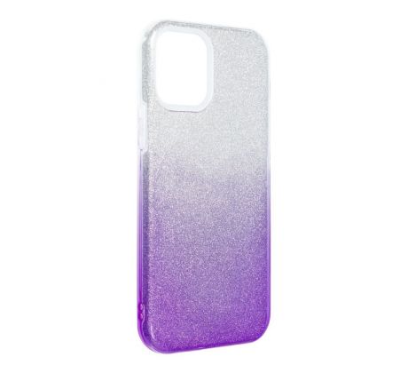 Forcell SHINING Case  iPhone 12 / 12 Pro priesvitný/fialový