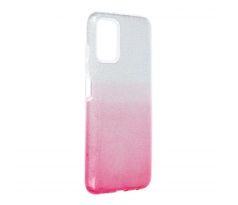 Forcell SHINING Case  Samsung Galaxy A03S priesvitný/ružový