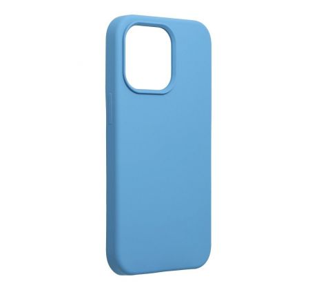 Forcell Silicone Case  iPhone 13 Pro tmavomodrý (without hole)