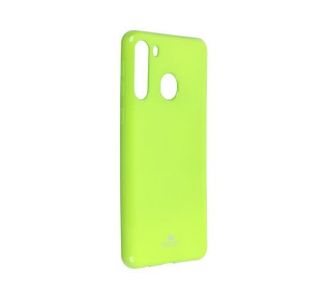 Jelly Case Mercury  Samsung Galaxy A21 žltý limetkový