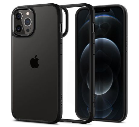 KRYT SPIGEN ULTRA HYBRID iPhone 12/12 Pro MATTE BLACK