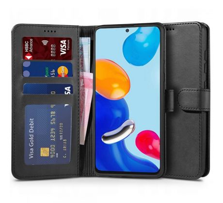 KRYT TECH-PROTECT WALLET XIAOMI REDMI NOTE 11 PRO / 11 PRO 5G / 12 PRO 4G / LTE BLACK