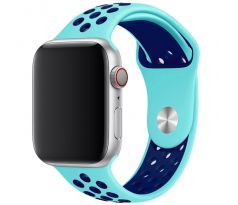 Remienok pre Apple Watch (42/44/45mm) Sport, green-blue (veľkosť S)