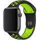 Remienok pre Apple Watch (42/44/45mm) Sport, black-green (veľkosť S)
