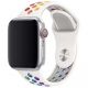 Remienok pre Apple Watch (38/40/41mm) Sport, white-colorful (veľkosť S)