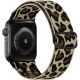 Scrunchie remienok pre Apple Watch (38/40/41mm) Light Leopard