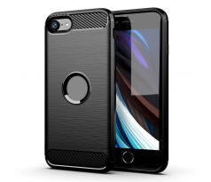 Forcell CARBON Case  iPhone SE 2020/2022 čierny