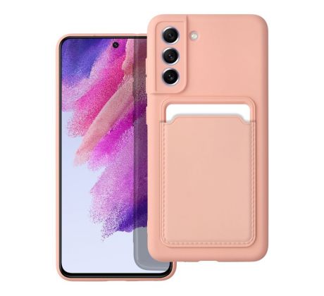 Forcell CARD Case  Samsung Galaxy S21 FE 5G ružový
