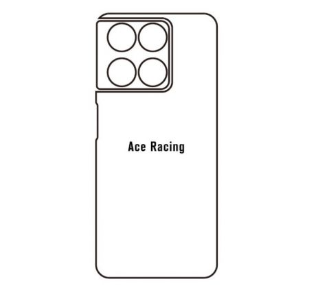 Hydrogel - matná zadná ochranná fólia - OnePlus Ace Racing