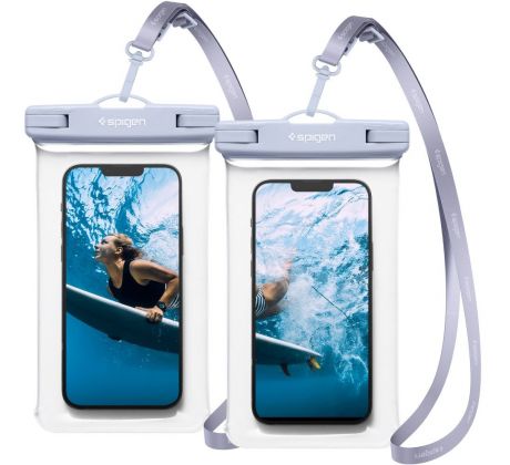 VODEODOLNÉ PÚZDRO SPIGEN A601 UNIVERSAL WATERPROOF CASE 2-PACK AQUA BLUE