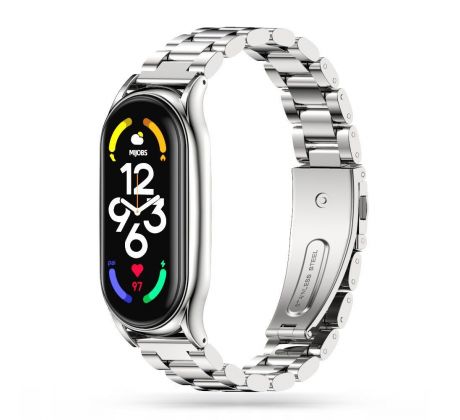 REMIENOK TECH-PROTECT STAINLESS XIAOMI MI SMART BAND 7 SILVER