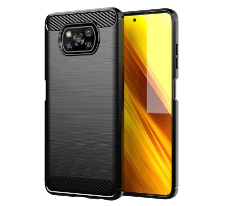 Forcell CARBON Case  Xiaomi POCO X3 čierny