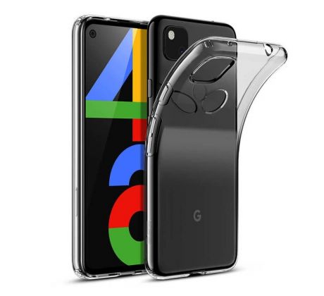 Transparentný silikónový kryt s hrúbkou 0,5mm  Google Pixel 4a