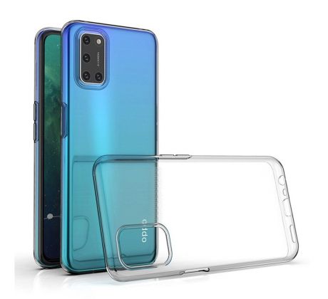 Transparentný silikónový kryt s hrúbkou 0,5mm  - OPPO A16 / A16s  priesvitný