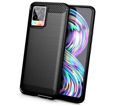 Forcell CARBON Case   Realme 8i čierny