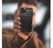 Forcell CARBON Case  iPhone SE 2022 čierny