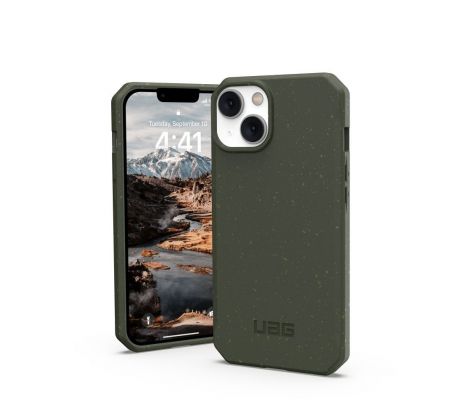 ( UAG ) Urban Armor Gear Biodegradable Outback   iPhone 14 Plus zelený