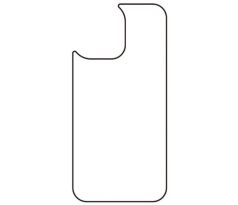 Hydrogel - zadná ochranná fólia - iPhone 14 Pro Max - typ výrezu 3