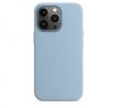 iPhone 13 Pro Max Silicone Case s MagSafe - Blue Fog design (bledomodrý)