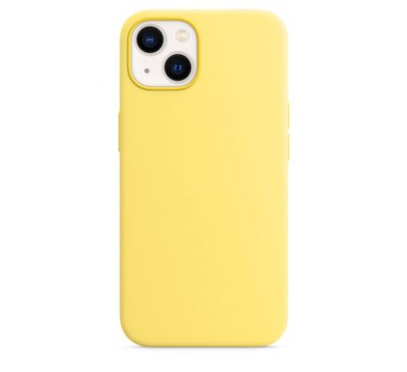 iPhone 13 Silicone Case s MagSafe - Lemon Zest design (žltý)