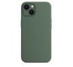 iPhone 13 mini Silicone Case s MagSafe - Eucalyptus design (zelený)