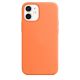 iPhone 12 mini Silicone Case s MagSafe - Kumquat design (oranžový)