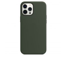 iPhone 12 Pro Max Silicone Case s MagSafe - Cyprus Green design (zelený)