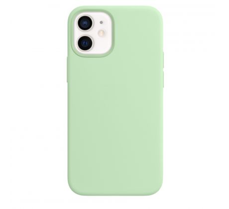 iPhone 12 mini Silicone Case s MagSafe - Pistachio design (pistáciový)