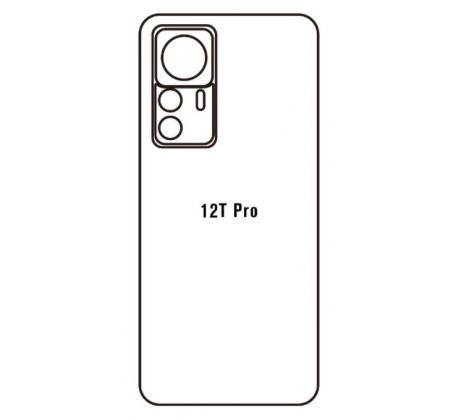 Hydrogel - zadná ochranná fólia - Xiaomi 12T Pro