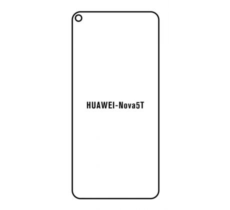 Hydrogel - ochranná fólia - Huawei Nova 5T (case friendly)