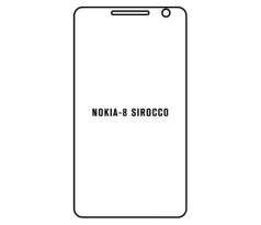 Hydrogel - ochranná fólia - Nokia 8 Sirocco (case friendly)