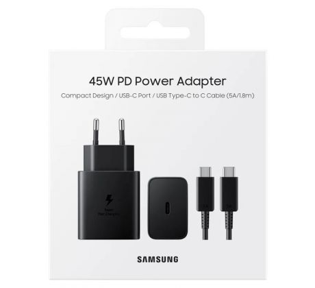 EP-T4510XBE Samsung Quickcharge 45W Cestovná nabíjačka