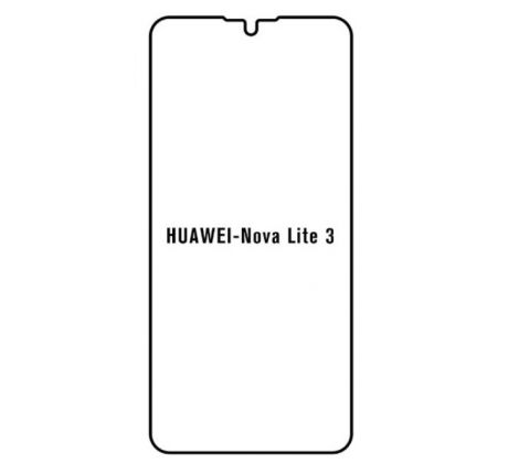 Hydrogel - ochranná fólia - Huawei Nova 3 lite (case friendly) 