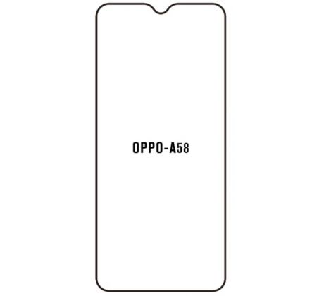 Hydrogel - matná ochranná fólia - OPPO A58