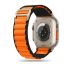 REMIENOK TECH-PROTECT NYLON PRO APPLE WATCH 4 / 5 / 6 / 7 / 8 / 9 / SE / ULTRA 1 / 2 (42 / 44 / 45 / 49 MM) BLACK / ORANGE