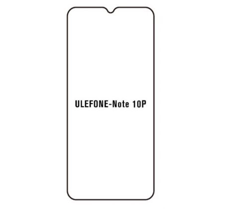 Hydrogel - ochranná fólia - Ulefone Note 10P (case friendly)