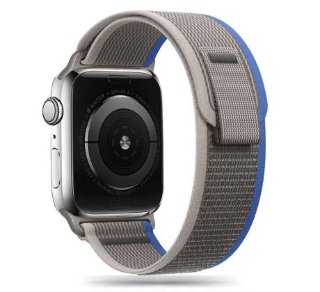 REMIENOK TECH-PROTECT NYLON APPLE WATCH 4 / 5 / 6 / 7 / 8 / 9 / SE / ULTRA 1 / 2 (42 / 44 / 45 / 49 MM) GREY/BLUE