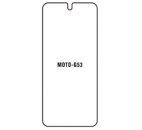 Hydrogel - matná ochranná fólia - Motorola Moto G53 