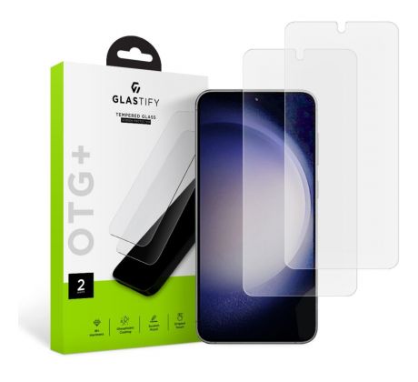 2PACK SET OCHRANNÝCH SKIEL GLASTIFY OTG+ 2-PACK SAMSUNG GALAXY S23+ PLUS CLEAR