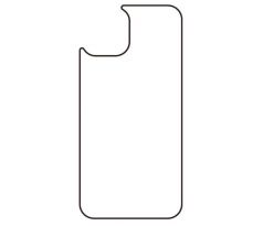 Hydrogel - zadná ochranná fólia - iPhone 14, typ výrezu 5