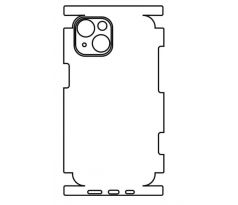 Hydrogel - matná zadná ochranná fólia - iPhone 14, typ výrezu 13