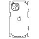Hydrogel - zadná ochranná fólia - iPhone 14, typ výrezu 16