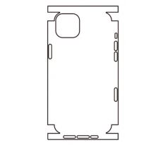 Hydrogel - zadná ochranná fólia - iPhone 14 Plus, typ výrezu 6