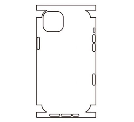 Hydrogel - zadná ochranná fólia - iPhone 14 Plus, typ výrezu 6