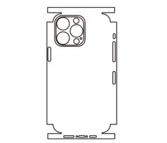 Hydrogel - matná zadná ochranná fólia - iPhone 14 Pro Max, typ výrezu 7